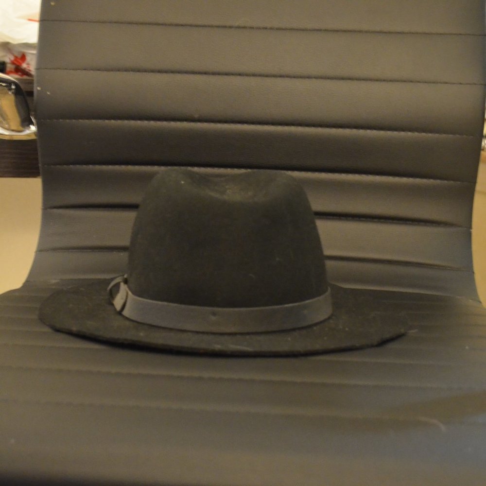 Mens Black Fedora Hat